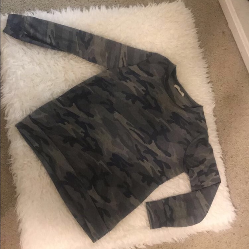 Camo long sleeve shirt